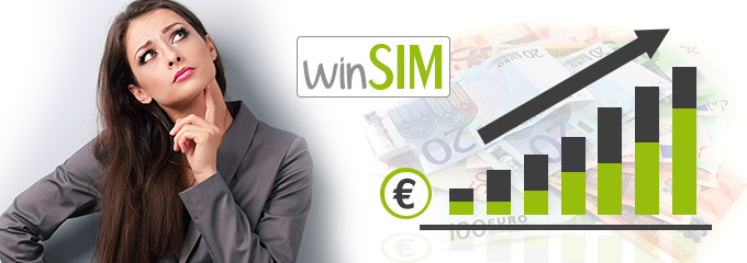 WinSIM-Preiserhöhung – höhere Kosten für laufende Verträge ab 1. Mai