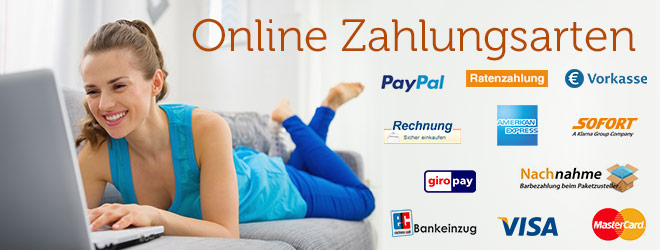 PayPal, Überweisung oder Bankeinzug - Welcher Shop bietet welche Zahlungsart an?