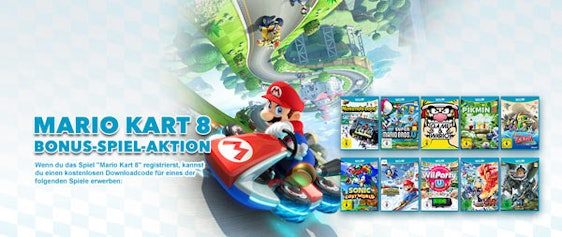 Mario Kart 8 für die Wii U kaufen + 1 weiteres Spiel gratis als Download *UPDATE3*