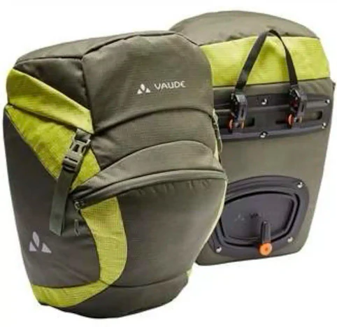 Vaude Ontour Front Tasche 2x16L in Khaki für 64,85€(statt 92,85€)