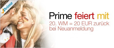 20€ Gutschein für Amazon Prime-Anmeldung *UPDATE*