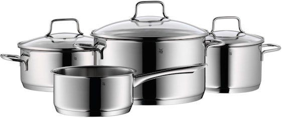 WMF Astoria für 77€ - 4-teiliges Topfset aus Edelstahl