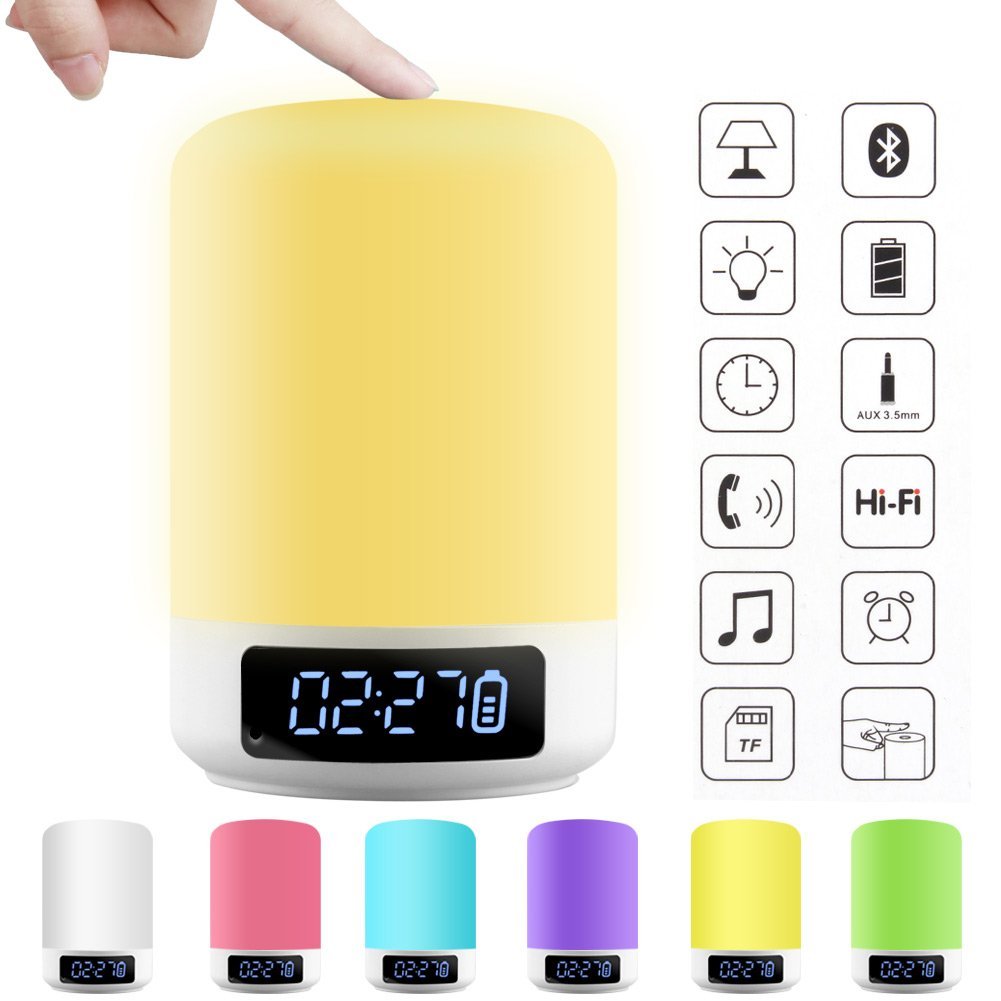 LED Portable Bluetooth Lautsprecher Touch Lampe - 31,19 €