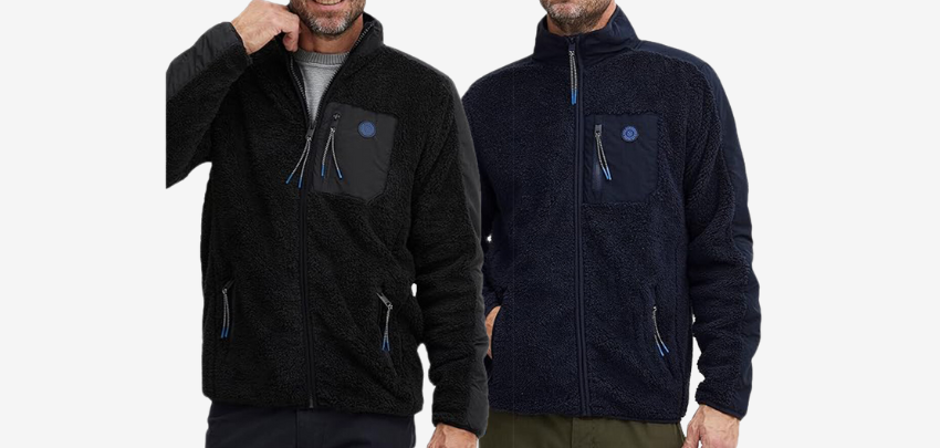 Im Doppelpack Versand sparen! Felix FQ1924 Teddy-Fleecejacke für 15€ zzgl. Versand