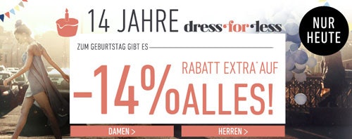 70% Rabatt im Sale und 14% extra Rabatt *UPDATE*