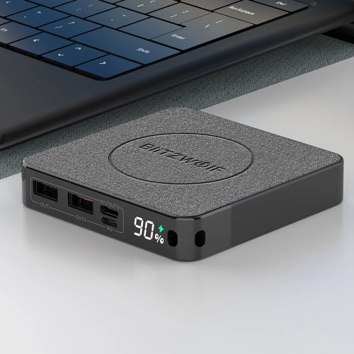 BlitzWolf BW-P13 10000mAh Power Bank Drahlos Laden QC3.0 &amp; PD3.0 Gutschein: BG33BWP13CZ