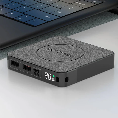 BlitzWolf BW-P13 10000mAh Power Bank Drahlos Laden QC3.0 & PD3.0 Gutschein: BG33BWP13CZ