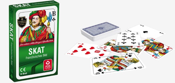 Wieder im Angebot! ASS Skat (französisches Bild) für 0,99€ – Strategiespiel in Pappschachtel