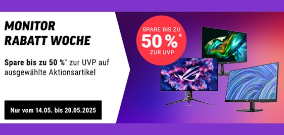 NBB Monitor Rabatt Woche! 🖥️ Bis zu 50% Rabatt auf ausgewählte Monitore - z. B.: MSI MAG für 165€