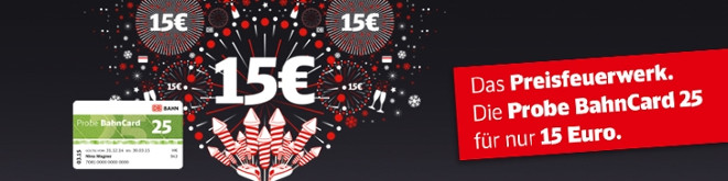 Probe BahnCard 25 für 15€ - 3 Monate 25% Rabatt auf Ticketpreise nutzen *UPDATE*