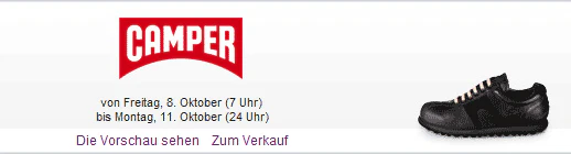 Camper Schuhe bei vente-privee