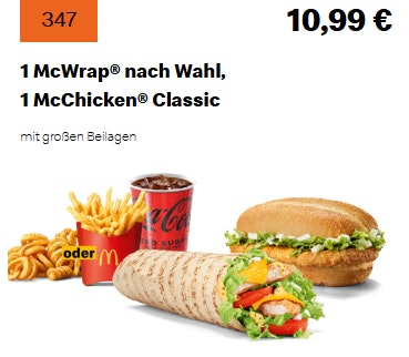 McDonalds-Gutscheine-McWrap-McChicken-Menu McDonalds Gutscheine McWrap McChicken Menu