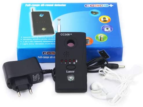 VINGO CC308+ Wanzen Finder, Funk Signal Finder, für Aufspürgerät Detektor Audio Geräte-Finder Kamera