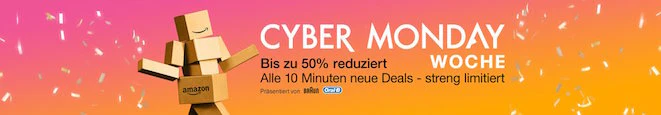 Cyber Monday Woche bei Amazon Uebersicht