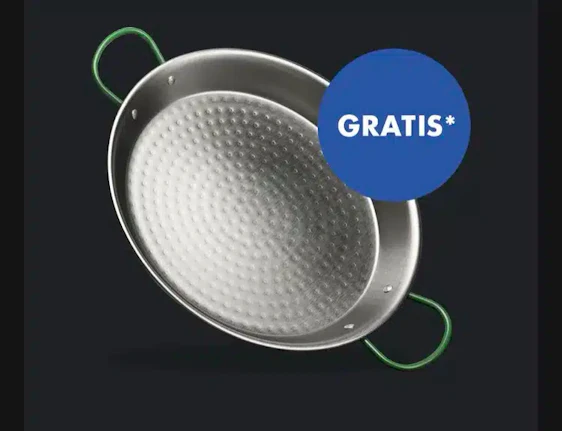 gratis Paellapfanne 30 cm bei Bestellung ab 29€ Reishunger