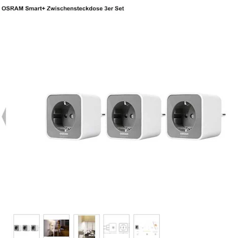 OSRAM Smart+ Zwischensteckdose 3er Set für 49,89 EUR inkl. Versand