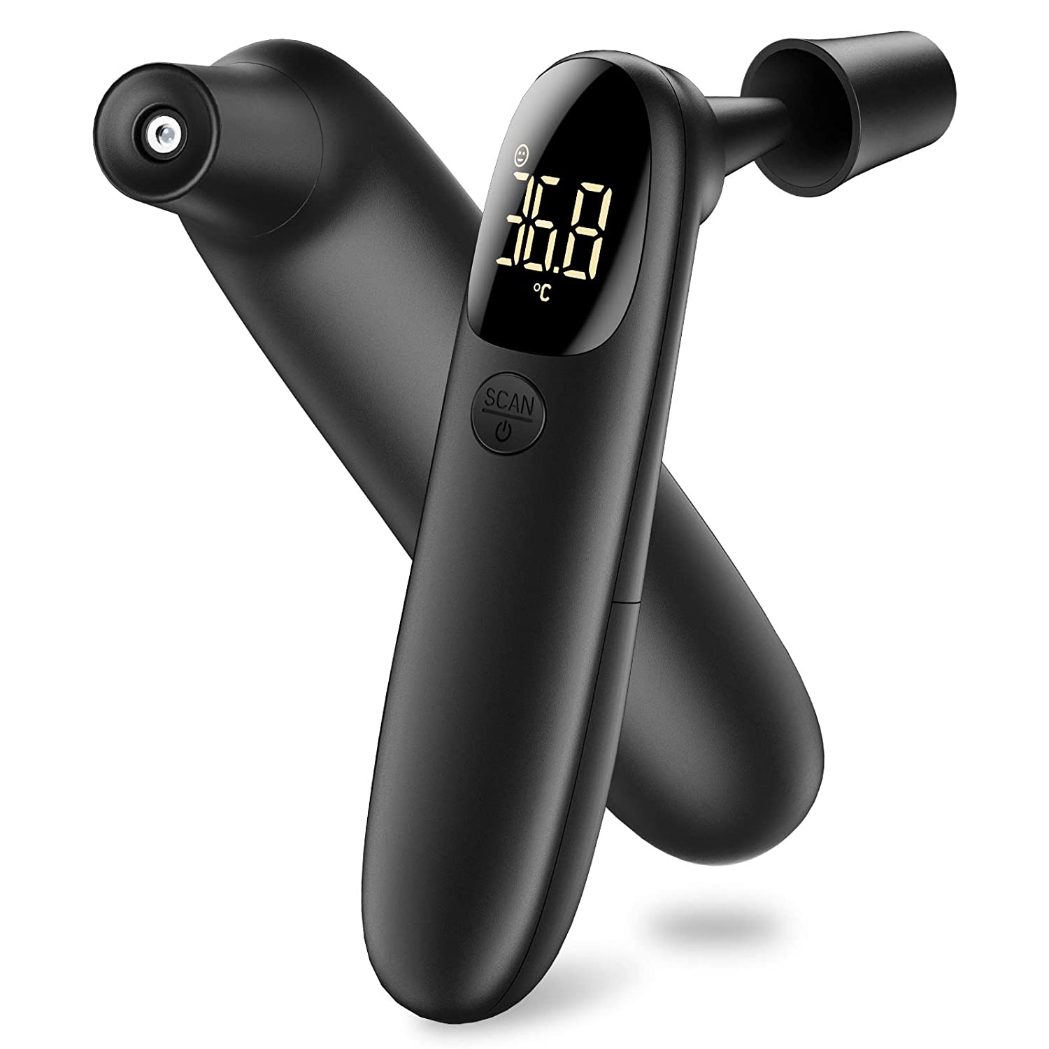 SOYES Digitales Fieberthermometer Kontaktlos für 5.99€---mit  Fieberalarm LCD- Bildschirm für Baby Erwachener Objektoberfläche