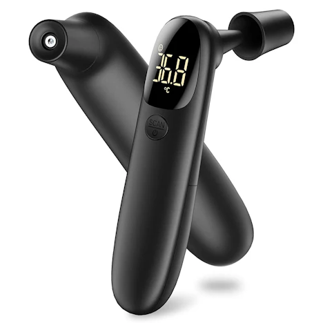 SOYES Digitales Fieberthermometer Kontaktlos für 5.99€---mit Fieberalarm LCD- Bildschirm für Baby Erwachener Objektoberfläche