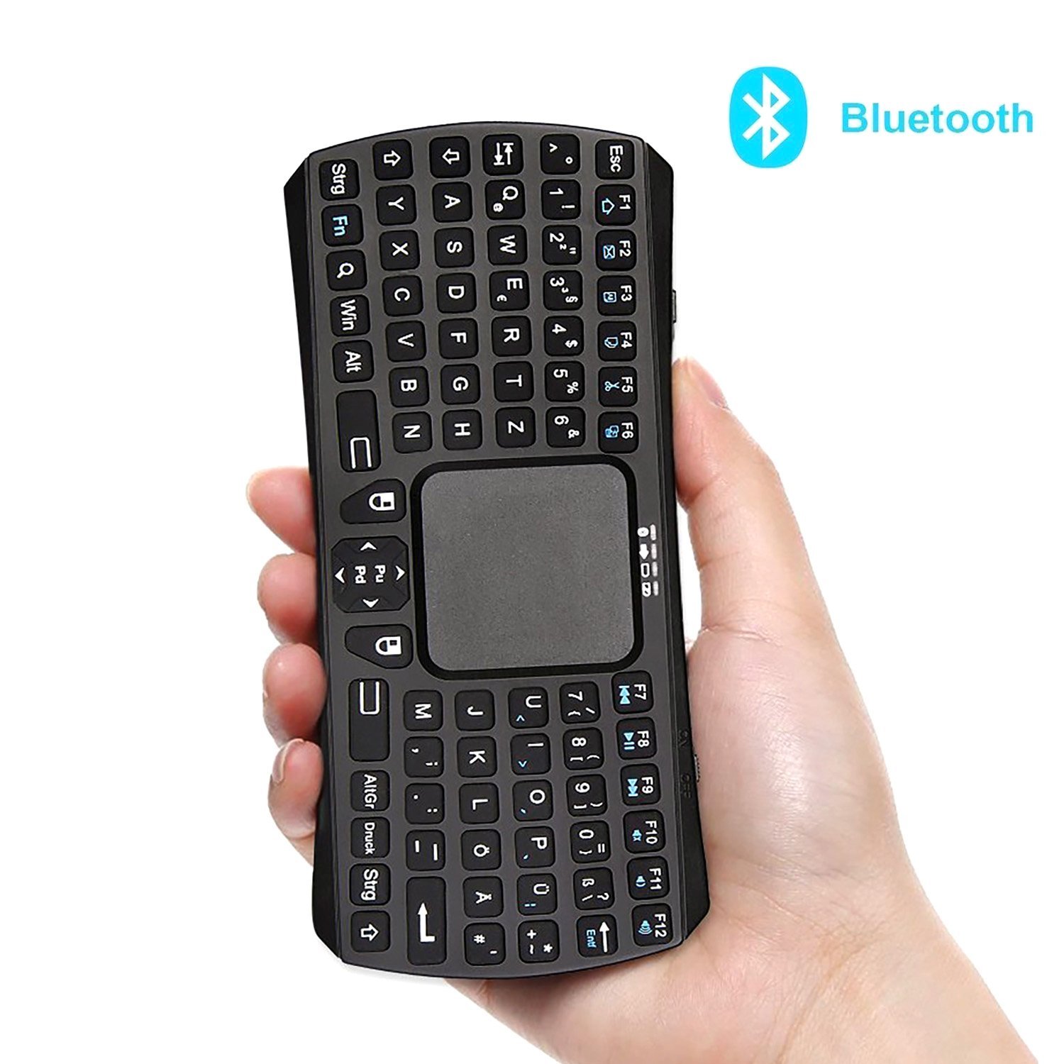 Wireless Mini Tastatur mit Touchpad für 9,99 EUR