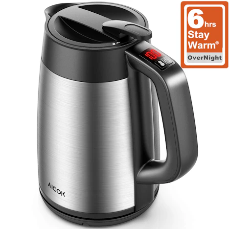Wasserkocher mit Präziser Temperaturregelung, 2200W, 1.7L