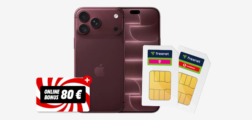 Es ist da!📱🎉 Apple iPhone 18 Pro Max mit Doppelkarte: Telekom Allnet-Flat 100GB + Vodafone Allnet-Flat 5GB für 59,98€ mtl. 🤩