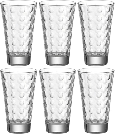 Leonardo Ciao Optic für 8€ - 6-tlg. Gläser-Set (á 300ml), spülmaschinengeeignet