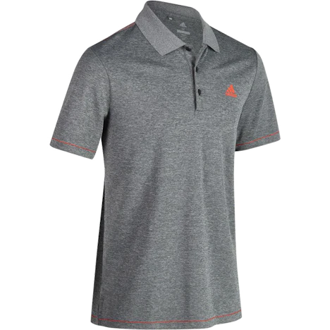 Adidas Climacool Poloshirt für 13€ - Kurzarm-Shirt grau meliert