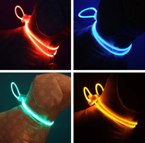 Bunte LED Haustier Halsband Kette in 6 Farben für nur 1,81€ inkl. Versand