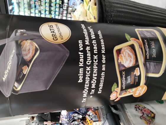 Gratis-Kühltasche bei Kauf von 1 x Mövenpick Quark Mandarine + 1 x Mövenpick nach Wahl lokal (nur?) bei Marktkauf