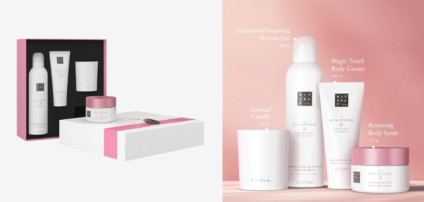 Rituals The Ritual of Sakura Geschenkset für 28€ - Körperpflege, Reismilch, Kirschblüten