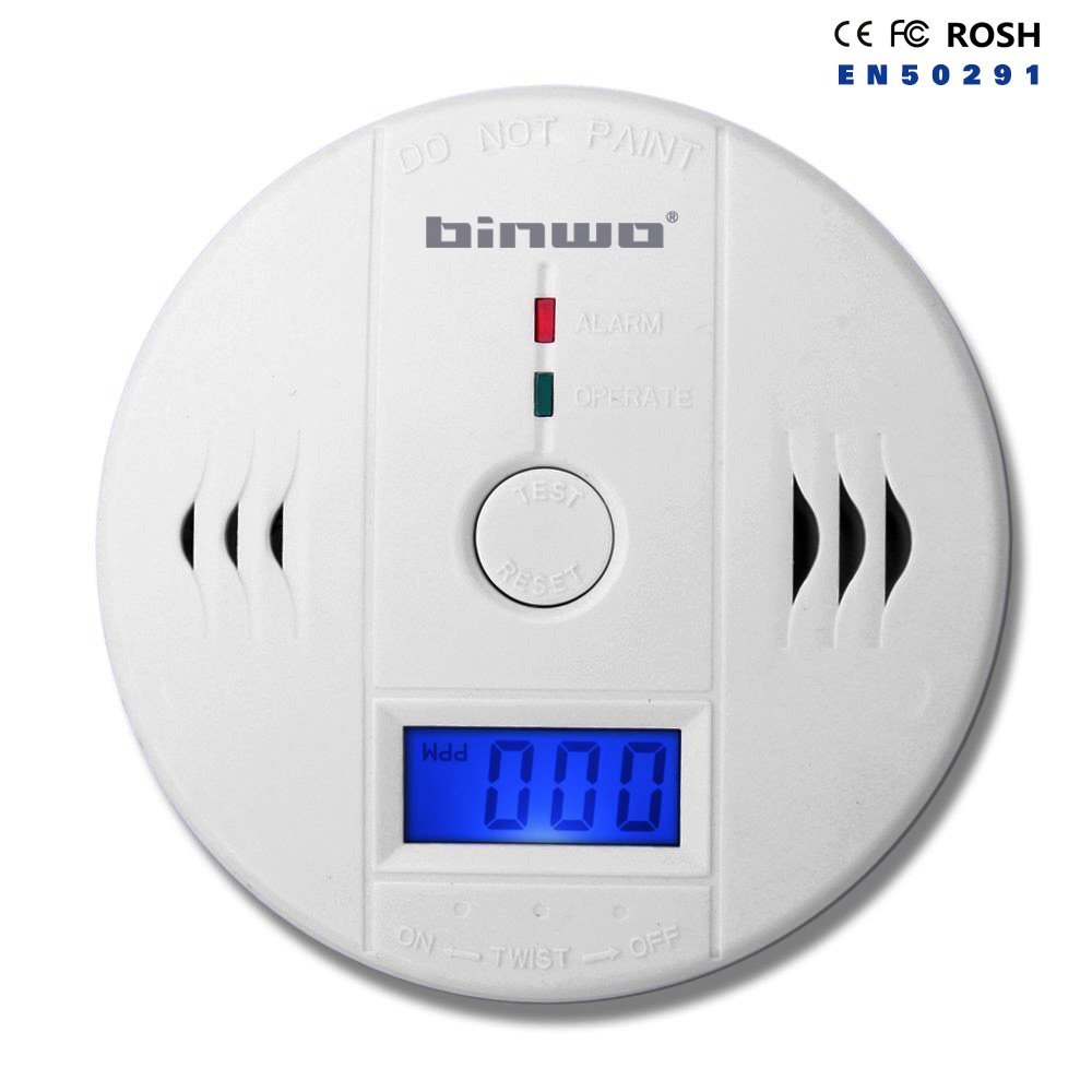 Binwo CO Melder Kohlenmonoxid Melder für 5,99€