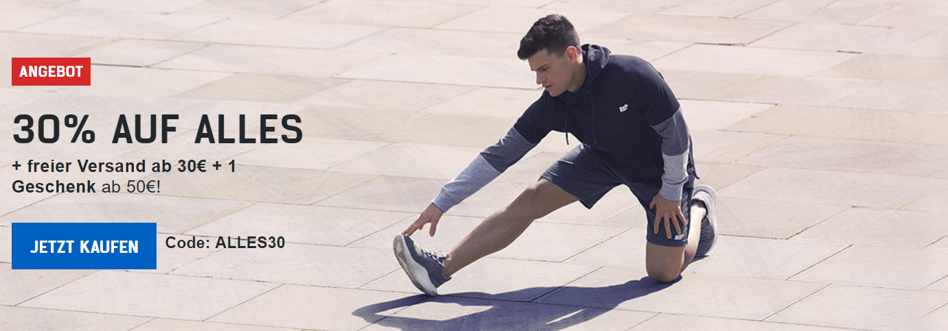 30% Rabatt auf Alles + freier Versand ab 30€ + 1 Geschenk ab 50€ bei MyProtein- z.B 5kg Impact Whey für 41€