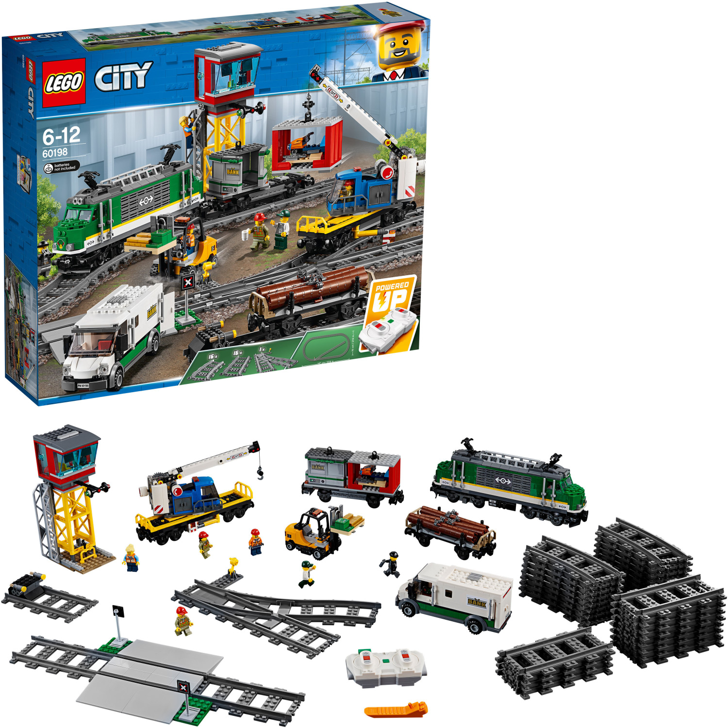 Lego City Güterzug (60198) für 115€ - mit 1.226 Teilen &amp; 6 Mini-Figuren
