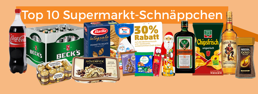 Top 10 Supermarkt-Schnäppchen der KW 51 - z.B. Ferrero Rocher für 1,99€