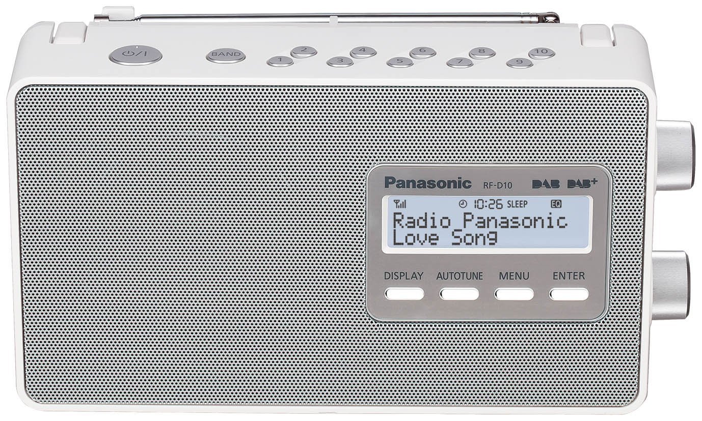 DAB+ Radio Panasonic RF-D10EG weiß für 55 EUR inkl. Versand