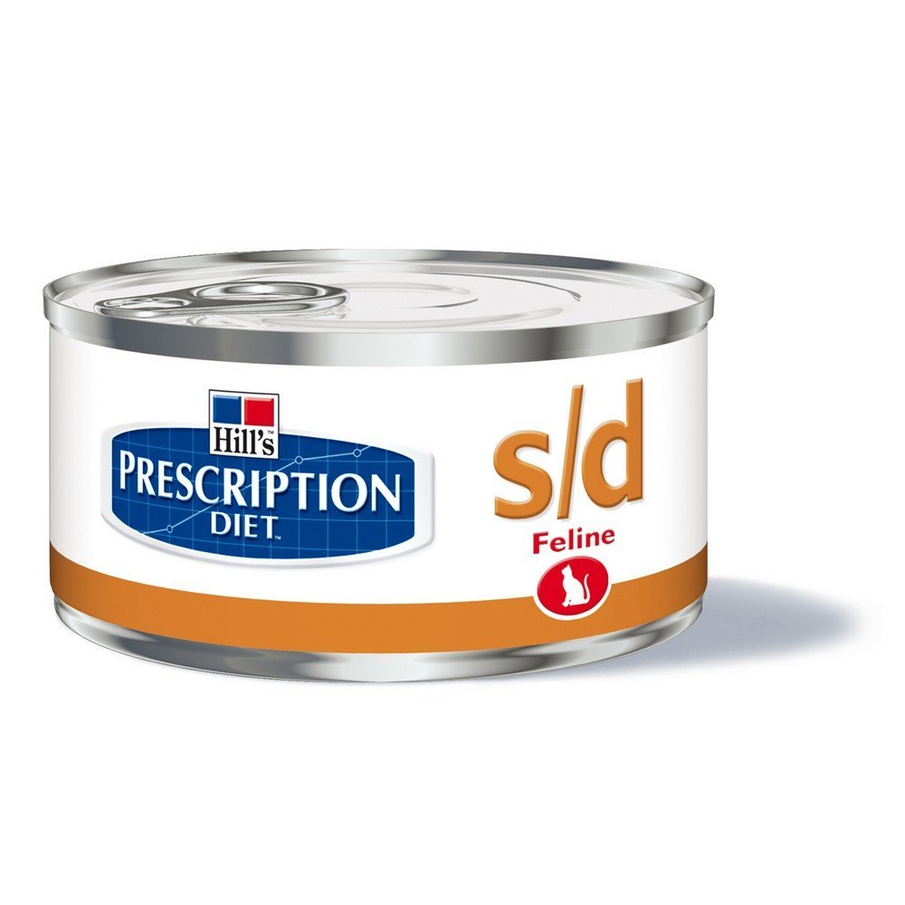 Vorbei! 24x Katzen Diätfutter Hill's Prescription Diet Feline s/d für 3,29 EUR + 7 EUR VSK [24 * 156 G]
