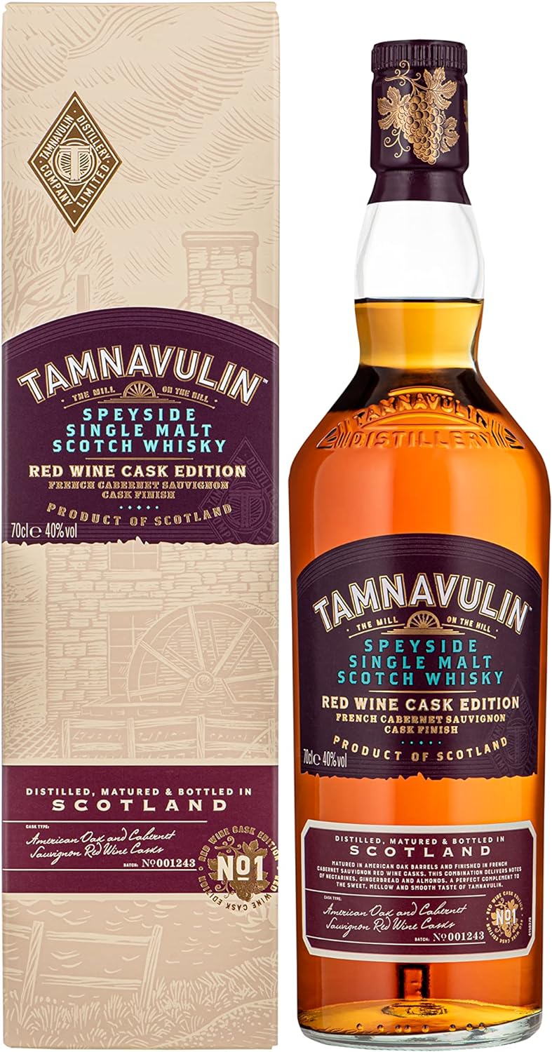 Tamnavulin Whiskey für 20€ -  French Cabernet Sauvignon Finish, 0,7L, 40% vol (Prime)