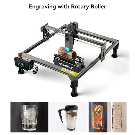 ATOMSTACK S10 Pro 50W Dual-Laser Stecher Maschine 10W Offline Control Gravur