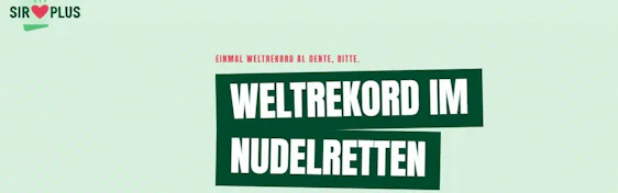 500.000 Nudeln verschenkt am Lebensmittelretter-Aktionstag