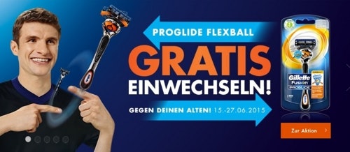 Gillette Tauschaktion! ALT gegen NEU