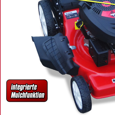 Rotenbach 4in1 Benzin Rasenmäher 5,5 PS für 179,90€