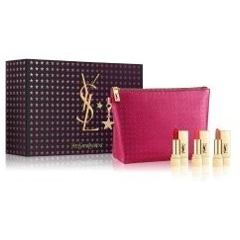 Yves Saint Laurent Rouge Pur Couture Mini Set + Pouch mit 41% Ersparnis