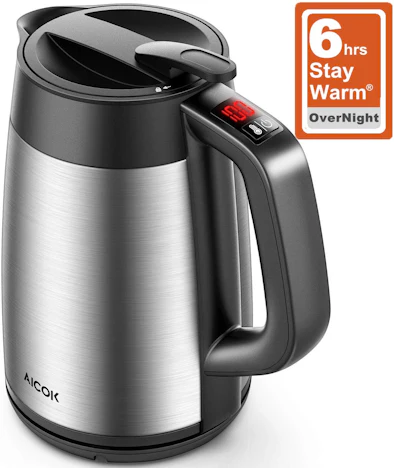 Wasserkocher mit Präziser Temperaturregelung, 2200W, 1.7L
