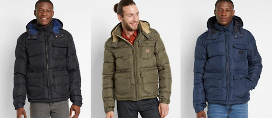 Winterjacken mit bis zu 70% Rabatt bei Frontlineshop - z.b. Lee Daunenjacke für 45€