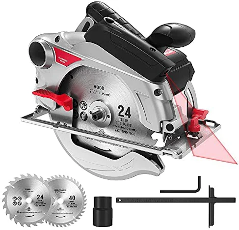 Werzek Kreissäge, 1500 W Kreissäge, Holzkreissäge, 4700 U/min,