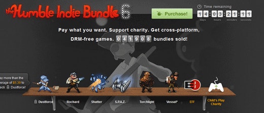 Humble Indie Bundle 6 ab 0,01 Dollar - fünf Indie-Games zum Wunschpreis