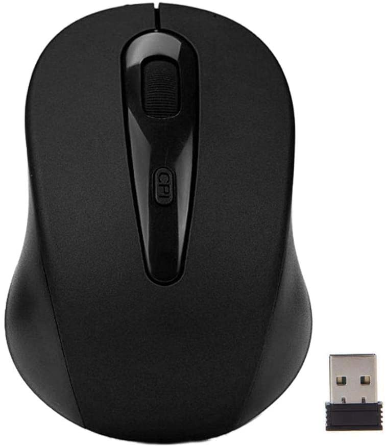 2.4GHz Wireless Mouse Optische Computermaus mit 1600 DPI und USB-Empfänger, Nr. 1