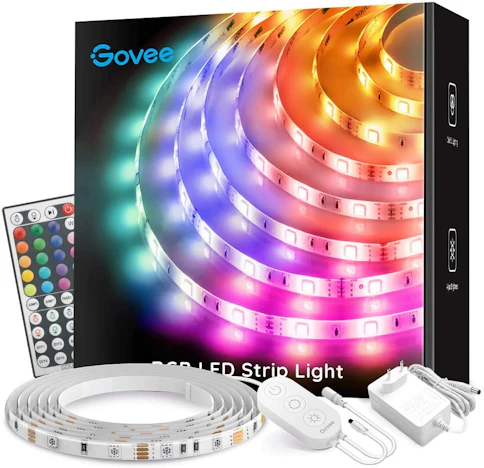 5m RGB LED Streifen Lichtband mit Fernbedienung, Farbänderung