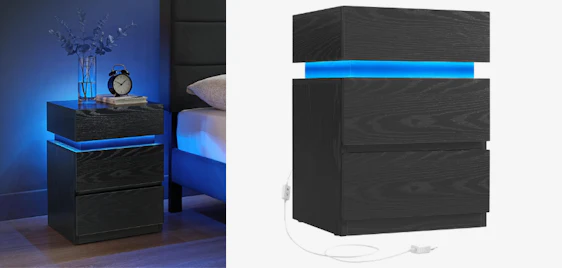 Modernes Upgrade für euer Schlafzimmer! 🛏️ VASAGLE Kailyn Nachttische (2er-Set) für 45€ 🌙