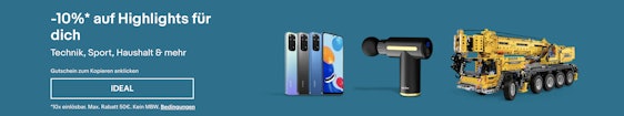 Highlight-Sale bei eBay! 🤩 10% Rabatt auf Haushalt, Sport, Elektro & Technikgeräte uvm. - z.B.: Anker Nano 20W PIQ 3.0 Ladegerät PowerPort III USB-C für 18€